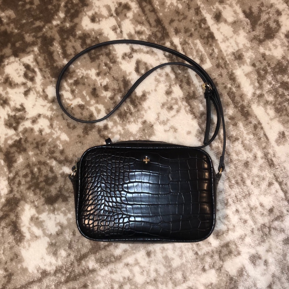 Faux Snake Leather Cross body Bag